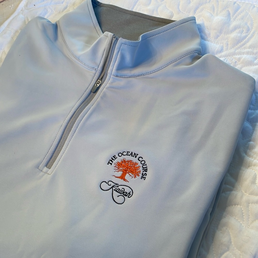 Peter Millar 1/4 Zip Pullover Crown Sport. Size XL
